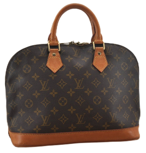 Authentic Louis Vuitton Monogram Alma Hand Bag Purse M51130 LV 0127F