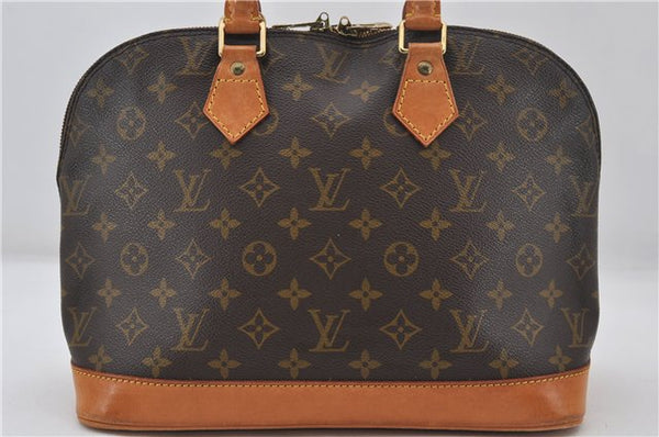 Authentic Louis Vuitton Monogram Alma Hand Bag Purse M51130 LV 0127F