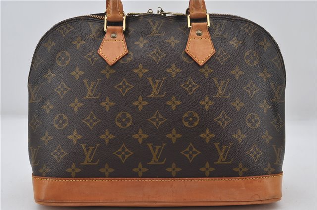 Authentic Louis Vuitton Monogram Alma Hand Bag Purse M51130 LV 0127F