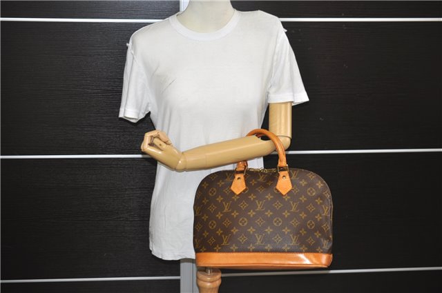 Authentic Louis Vuitton Monogram Alma Hand Bag Purse M51130 LV 0127F