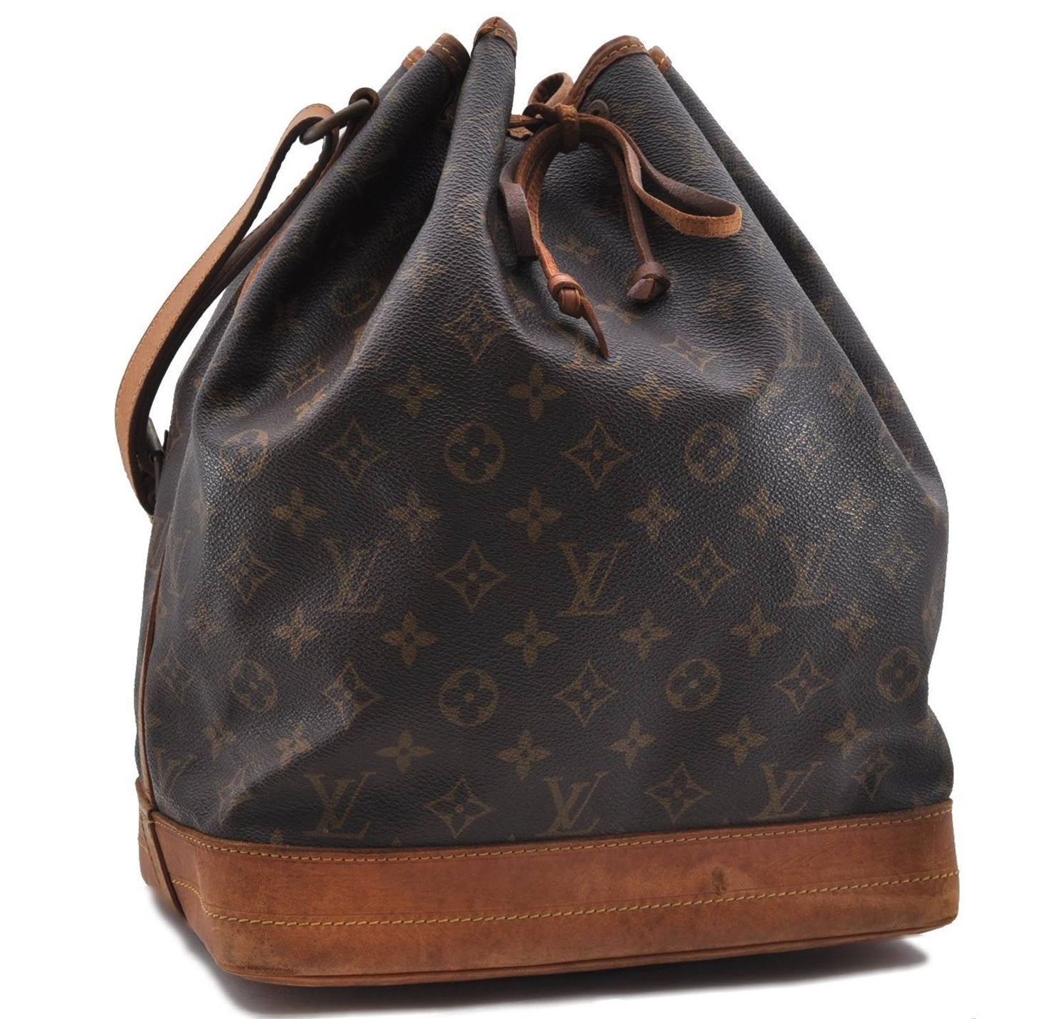 Authentic Louis Vuitton Monogram Noe Shoulder Bag M42224 LV 0128D