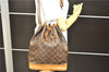 Authentic Louis Vuitton Monogram Noe Shoulder Bag M42224 LV 0128D