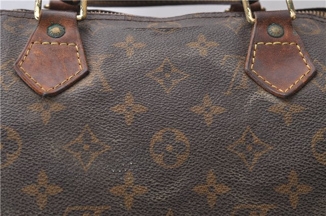 Authentic Louis Vuitton Monogram Speedy 30 Hand Bag M41526 LV 0129D