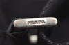 Authentic PRADA Nylon Tessuto Leather Shoulder Cross Body Bag Purse Black 0130I