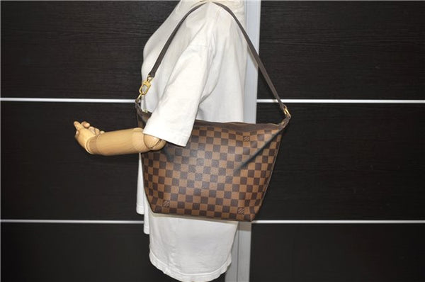 Authentic Louis Vuitton Damier Illovo MM Shoulder Bag N51995 LV 0131D