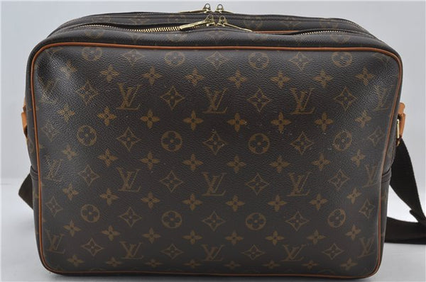 Authentic Louis Vuitton Monogram Reporter GM Shoulder Cross Bag M45252 LV 0131F