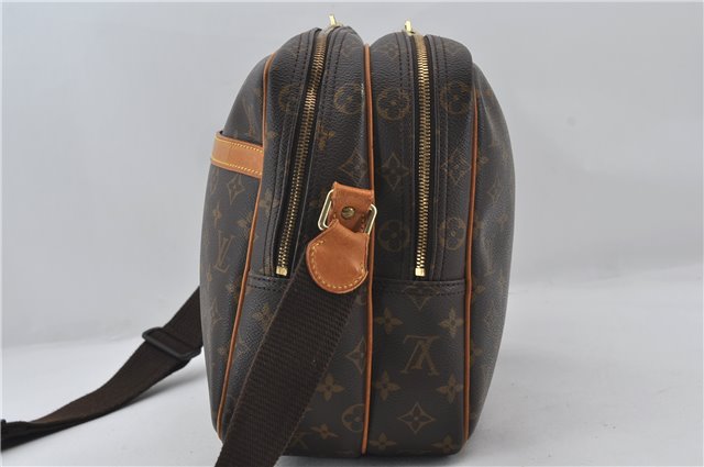 Authentic Louis Vuitton Monogram Reporter GM Shoulder Cross Bag M45252 LV 0131F