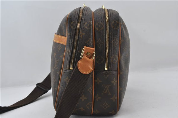 Authentic Louis Vuitton Monogram Reporter GM Shoulder Cross Bag M45252 LV 0131F