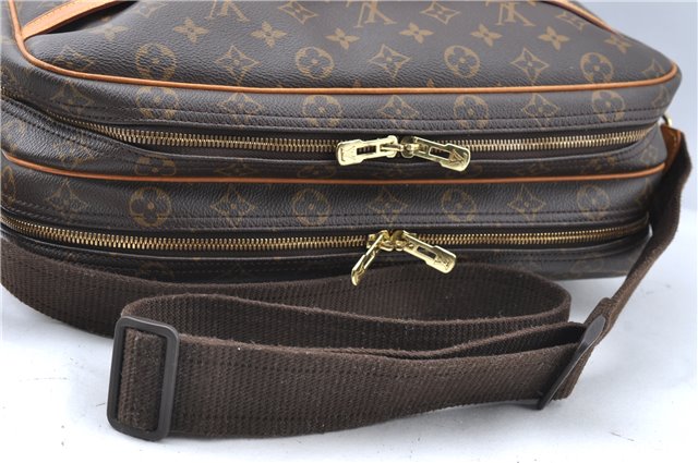 Authentic Louis Vuitton Monogram Reporter GM Shoulder Cross Bag M45252 LV 0131F