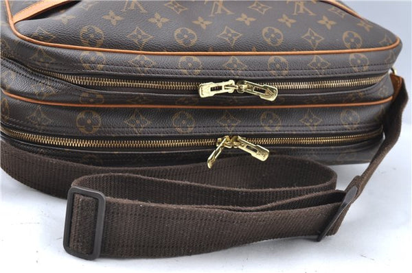 Authentic Louis Vuitton Monogram Reporter GM Shoulder Cross Bag M45252 LV 0131F