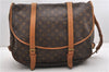 Authentic Louis Vuitton Monogram Saumur 43 Shoulder Cross Bag M42252 LV 0131G