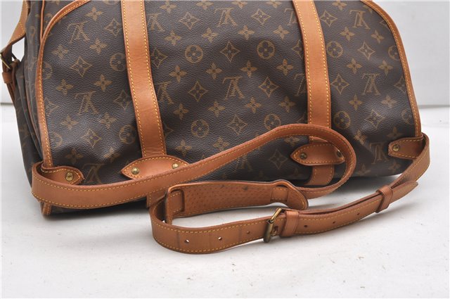 Authentic Louis Vuitton Monogram Saumur 43 Shoulder Cross Bag M42252 LV 0131G