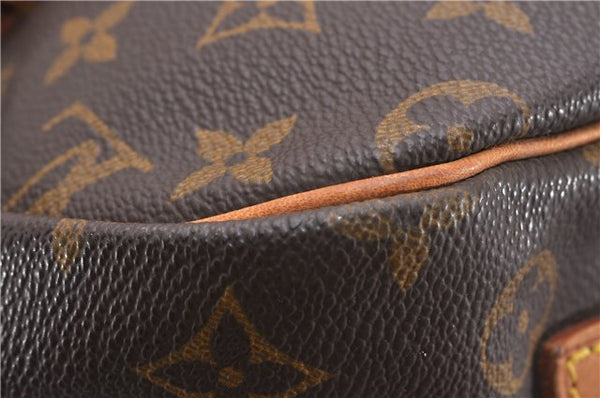 Authentic Louis Vuitton Monogram Saumur 43 Shoulder Cross Bag M42252 LV 0131G