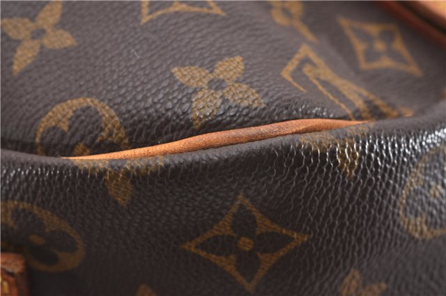 Authentic Louis Vuitton Monogram Saumur 43 Shoulder Cross Bag M42252 LV 0131G