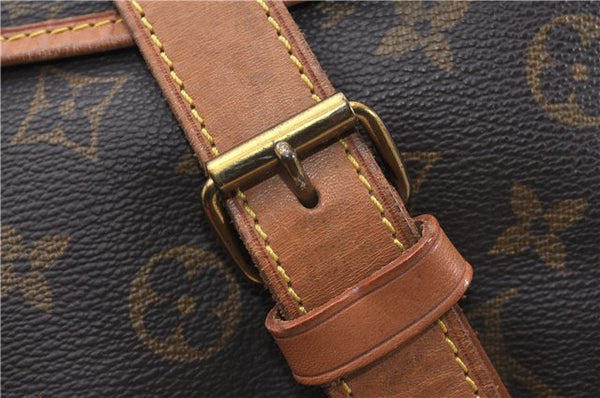 Authentic Louis Vuitton Monogram Saumur 43 Shoulder Cross Bag M42252 LV 0131G