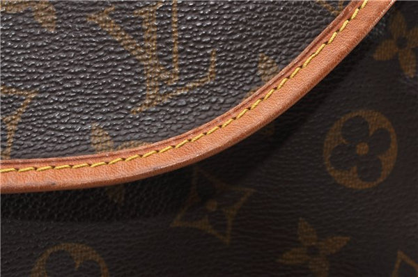 Authentic Louis Vuitton Monogram Saumur 43 Shoulder Cross Bag M42252 LV 0131G