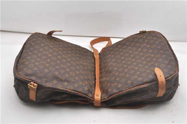 Authentic Louis Vuitton Monogram Saumur 43 Shoulder Cross Bag M42252 LV 0131G