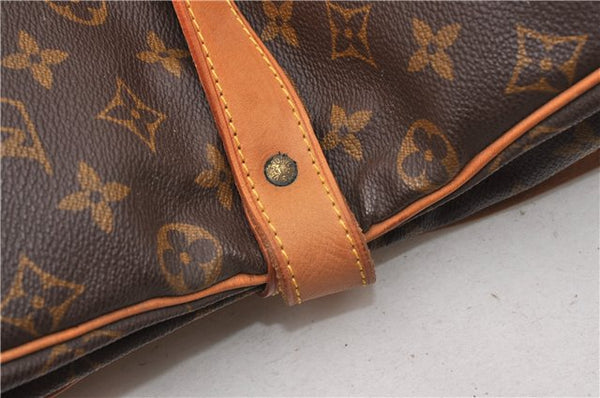 Authentic Louis Vuitton Monogram Saumur 43 Shoulder Cross Bag M42252 LV 0131G