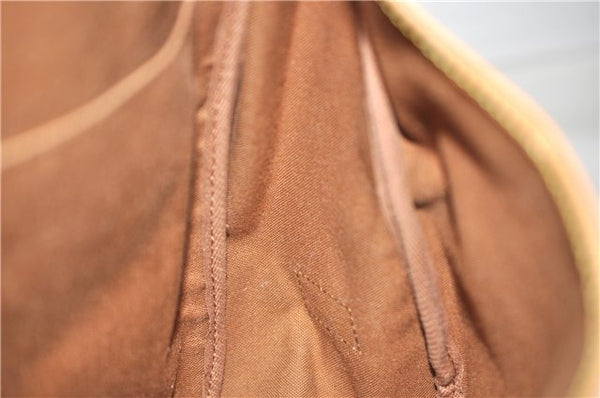 Authentic Louis Vuitton Monogram Saumur 43 Shoulder Cross Bag M42252 LV 0131G