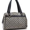 Authentic Louis Vuitton Monogram Mini Josephine PM Hand Bag Blue M92312 LV 0132D