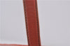Authentic PRADA Nylon Tessuto Leather Shoulder Tote Bag Purse Orange 0132E