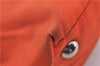 Authentic PRADA Nylon Tessuto Leather Shoulder Tote Bag Purse Orange 0132E
