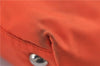 Authentic PRADA Nylon Tessuto Leather Shoulder Tote Bag Purse Orange 0132E