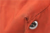 Authentic PRADA Nylon Tessuto Leather Shoulder Tote Bag Purse Orange 0132E