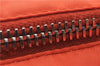 Authentic PRADA Nylon Tessuto Leather Shoulder Tote Bag Purse Orange 0132E