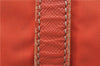 Authentic PRADA Nylon Tessuto Leather Shoulder Tote Bag Purse Orange 0132E
