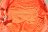 Authentic PRADA Nylon Tessuto Leather Shoulder Tote Bag Purse Orange 0132E