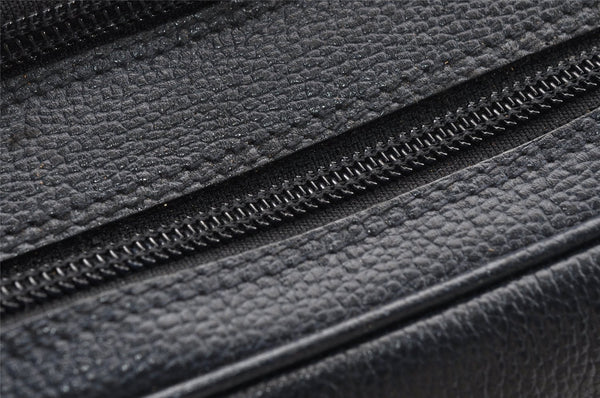 Authentic GUCCI Shoulder Cross Body Bag Purse Leather Navy Blue Junk 0132I