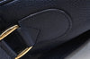 Authentic GUCCI Shoulder Cross Body Bag Purse Leather Navy Blue Junk 0132I