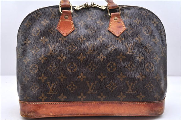 Authentic Louis Vuitton Monogram Alma Hand Bag Purse M51130 LV 0133E