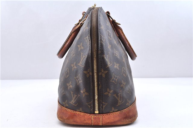 Authentic Louis Vuitton Monogram Alma Hand Bag Purse M51130 LV 0133E