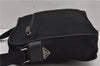 Authentic PRADA Nylon Saffiano Leather Shoulder Cross Body Bag Black 0133G