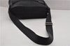 Authentic PRADA Nylon Saffiano Leather Shoulder Cross Body Bag Black 0133G