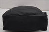 Authentic PRADA Nylon Saffiano Leather Shoulder Cross Body Bag Black 0133G