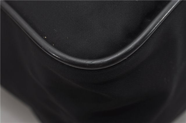 Authentic PRADA Nylon Saffiano Leather Shoulder Cross Body Bag Black 0133G