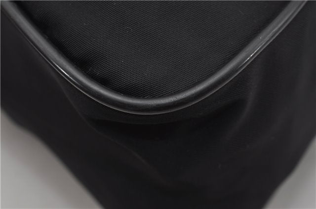 Authentic PRADA Nylon Saffiano Leather Shoulder Cross Body Bag Black 0133G