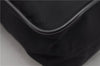 Authentic PRADA Nylon Saffiano Leather Shoulder Cross Body Bag Black 0133G