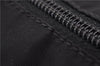 Authentic PRADA Nylon Saffiano Leather Shoulder Cross Body Bag Black 0133G