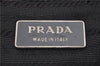 Authentic PRADA Nylon Saffiano Leather Shoulder Cross Body Bag Black 0133G
