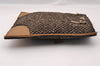 Authentic PRADA Vintage Stuoia Tweed Leather Tote Bag B11268 Brown Junk 0133I
