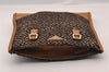 Authentic PRADA Vintage Stuoia Tweed Leather Tote Bag B11268 Brown Junk 0133I
