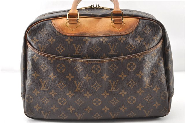 Authentic Louis Vuitton Monogram Deauville Hand Bag M47270 LV 0134G