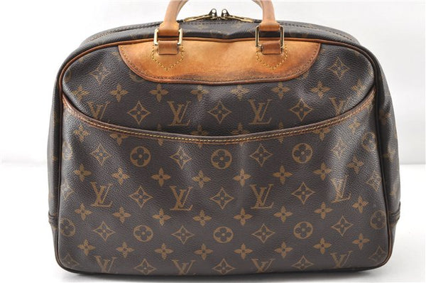 Authentic Louis Vuitton Monogram Deauville Hand Bag M47270 LV 0134G