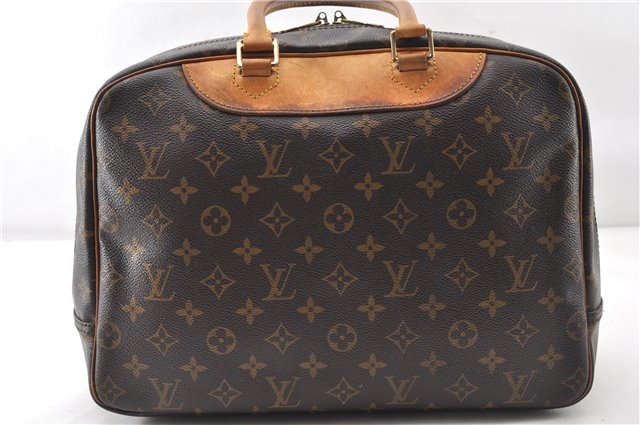 Authentic Louis Vuitton Monogram Deauville Hand Bag M47270 LV 0134G