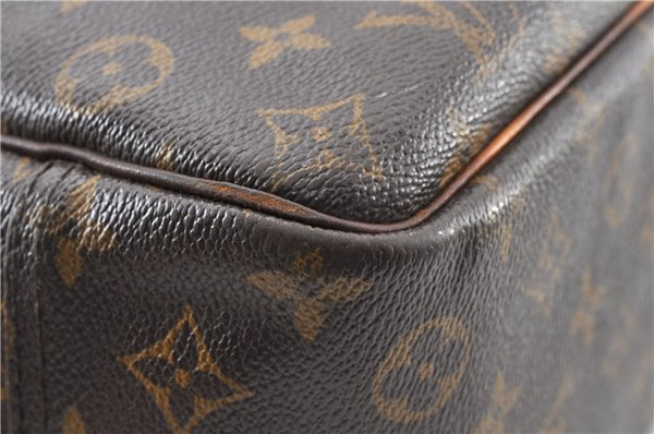Authentic Louis Vuitton Monogram Deauville Hand Bag M47270 LV 0134G