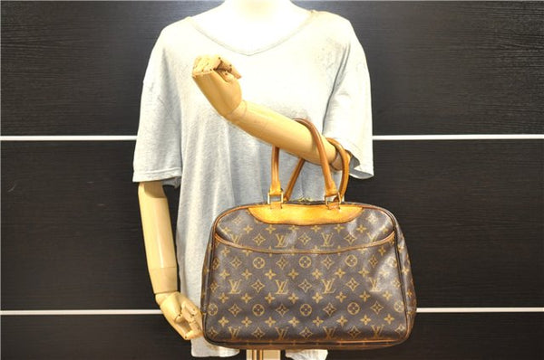 Authentic Louis Vuitton Monogram Deauville Hand Bag M47270 LV 0134G